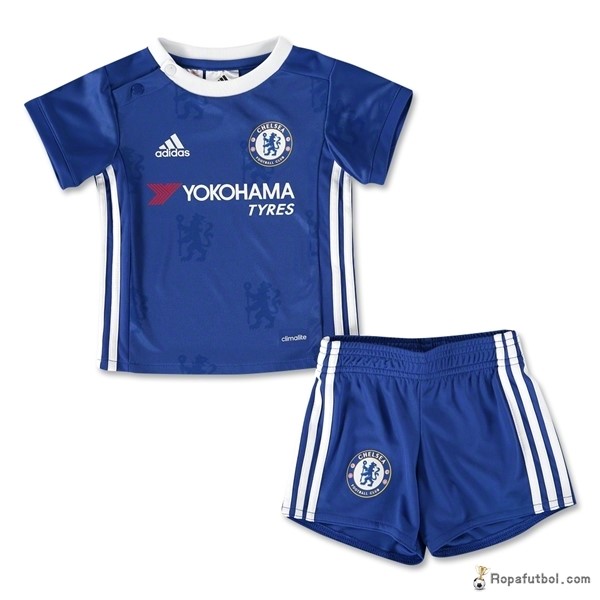 Camiseta Chelsea Replica Primera Ropa Niños 2016/17 Azul